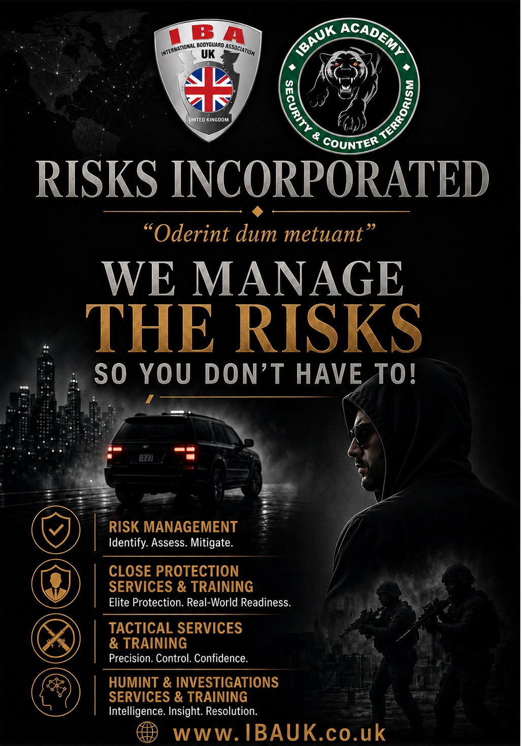We Manage risk