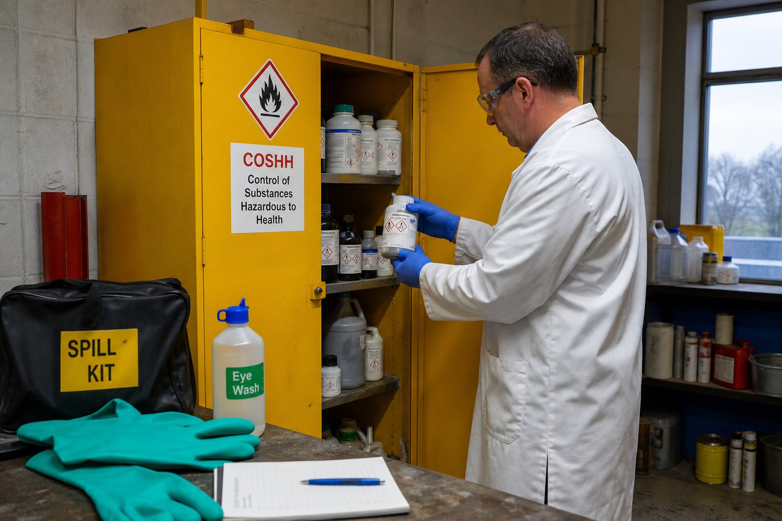 CoSHH training at IBA UK in Birmingham