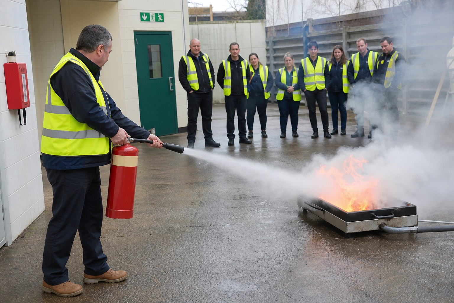 Level 2 Fire Safety training at IBA UK in Birmingham