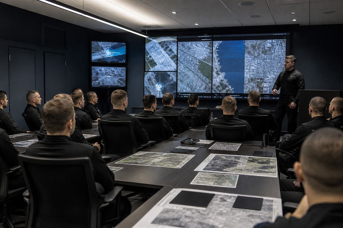 Training briefing room